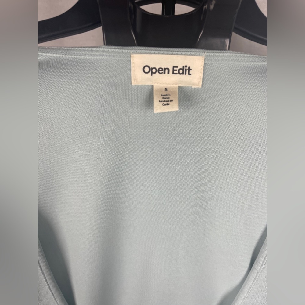 Open Edit twist and drape front midi dress size Small NWT - Picture 2 of 4